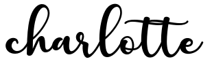 charlotte Font Image