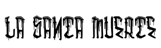La Santa Muerte Font Image
