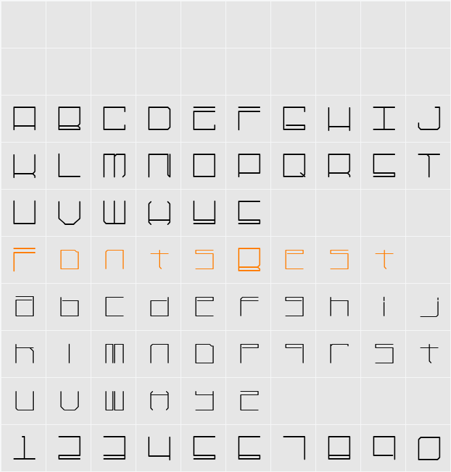 Cuez_Ver7 Character Map