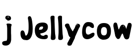 j Jellycow Font Image