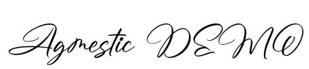 Agmestic DEMO Font Image