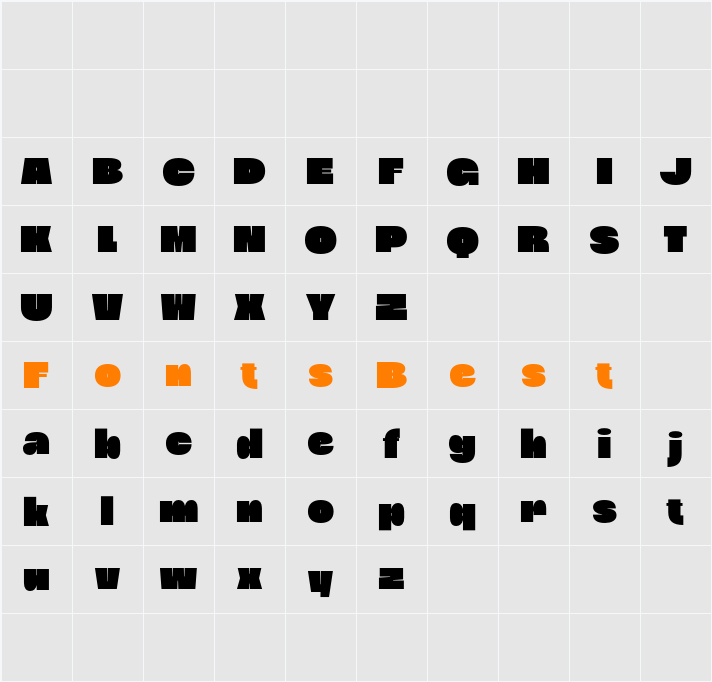 CS Broken Demo Character Map