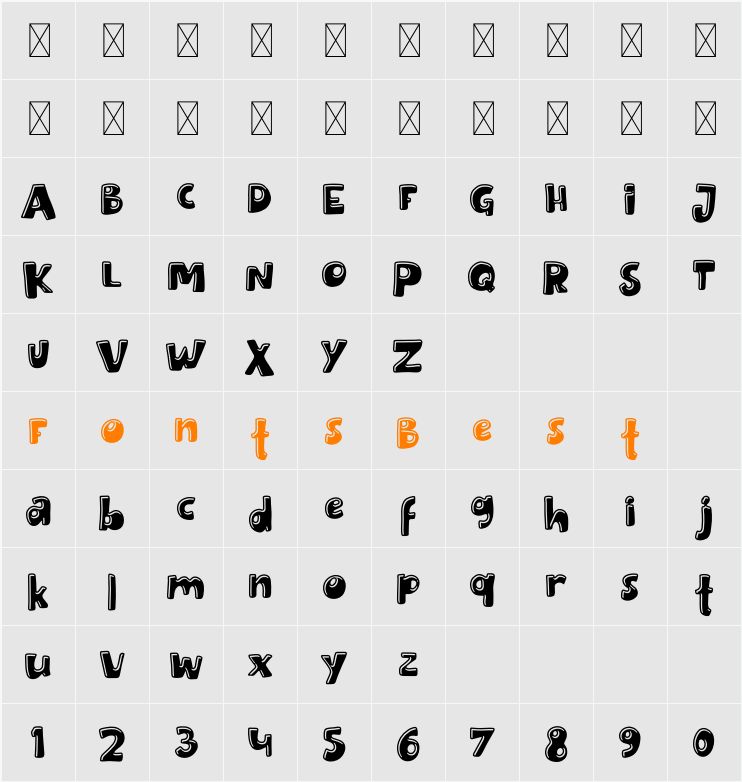 Opal Orbit Light Character Map