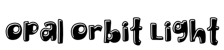 Opal Orbit Light Font Image