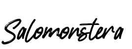 Salomonstera Font Image