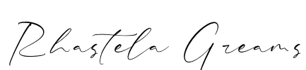 Rhastela Greams Font Image