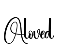 Aloved Font Image