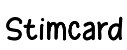 Stimcard Font Image