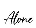 Alone Font Image