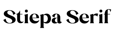 Stiepa Serif Font Image