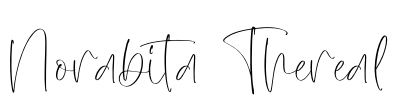 Norabita Thereal Font Image