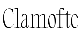 Clamofte Font Image