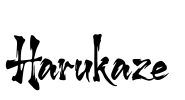Harukaze Font Image
