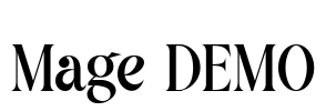 Mage DEMO Font Image