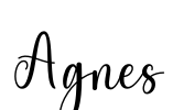 Agnes Font Image