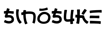 Sinosuke Font Image