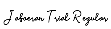 Jaboeran Trial Regular Font Image