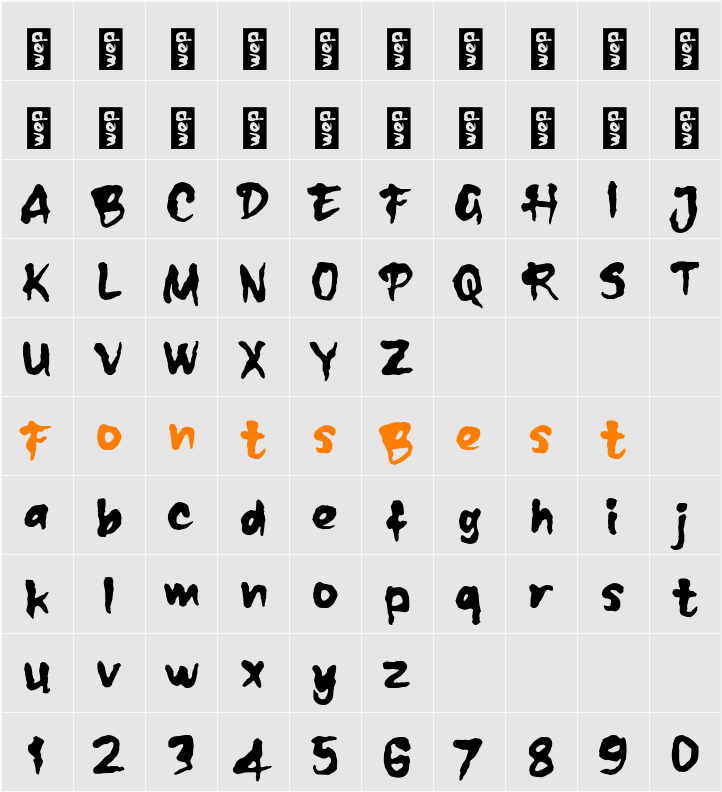 n Nekat Character Map