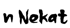 n Nekat Font Image