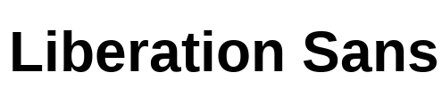 Liberation Sans Font Image