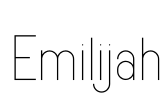 Emilijah Font Image