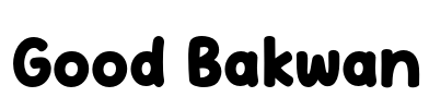 Good Bakwan Font Image