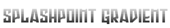 Splashpoint Gradient Font Image