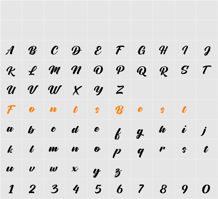 Midnight Character Map