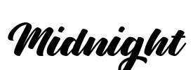Midnight Font Image