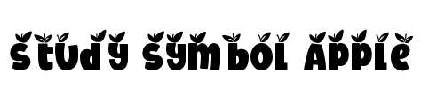 Study Symbol Apple Font Image