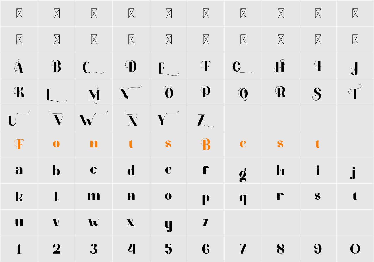 Alisant Character Map