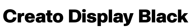 Creato Display Black