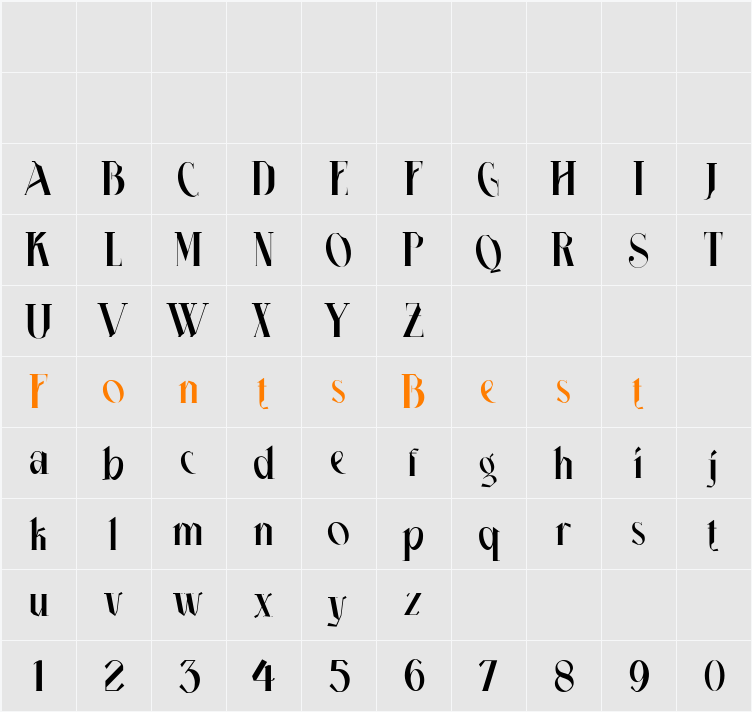 Churlees Character Map