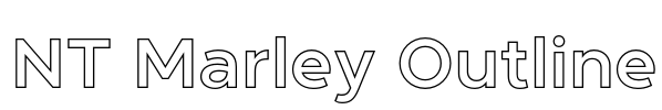 NT Marley Outline Font Image