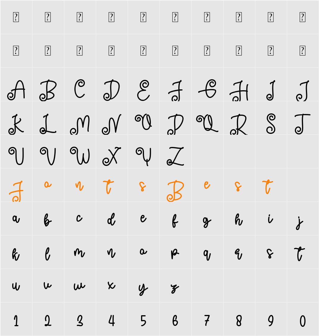 Hesty and Gita Character Map