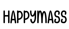 HAPPYMASS Font Image