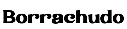 Borrachudo Font Image