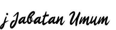 j Jabatan Umum Font Image