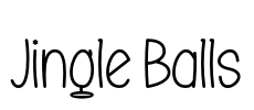 Jingle Balls Font Image