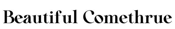 Beautiful Comethrue Font Image
