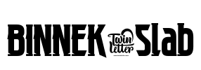BINNEK-Slab Font Image