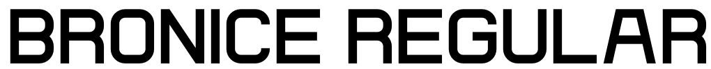 Bronice Regular Font Image