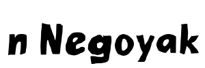 n Negoyak Font Image