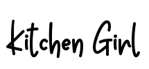 Kitchen Girl Font Image