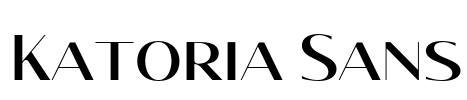 Katoria Sans Font Image