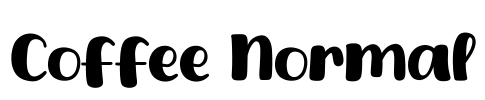 Coffee Normal Font Image