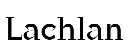 Lachlan Font Image