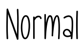 Normal Font Image