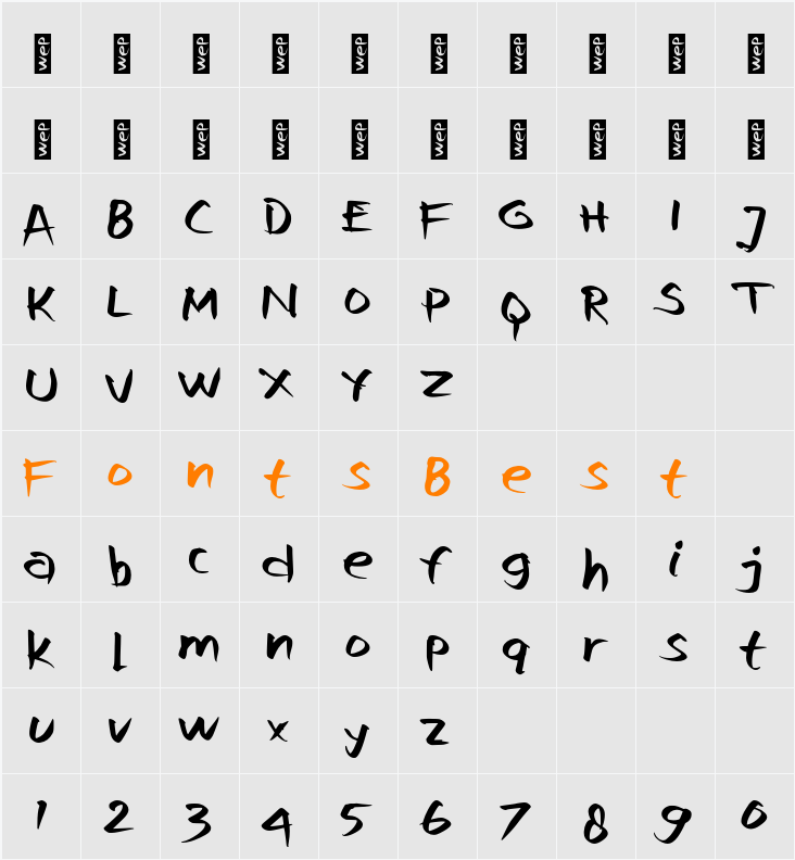 n Nasihat Character Map