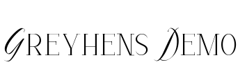 Greyhens Demo Font Image